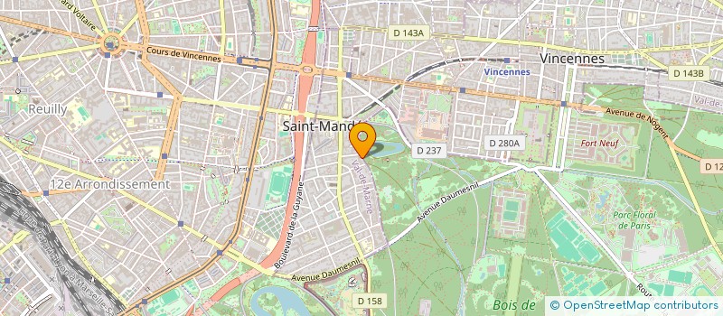 localisation de l'entreprise SCI BENTALA à SAINT-MANDE