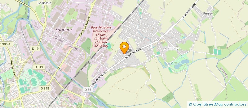 localisation de l'entreprise SCI BENTEKAYA FAMILLE  CRISSEY