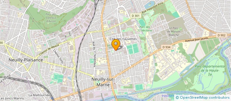localisation de l'entreprise SCI BENTO à NEUILLY-SUR-MARNE