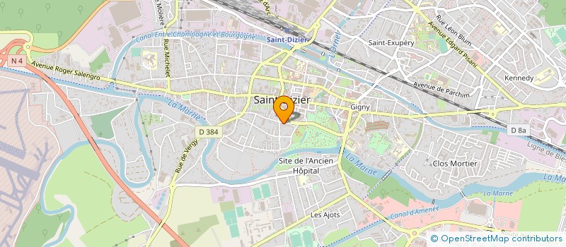 localisation de l'entreprise SCI BENTOPHE à SAINT-DIZIER