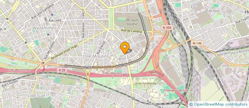 localisation de l'entreprise SCI BENTOUTI à LILLE