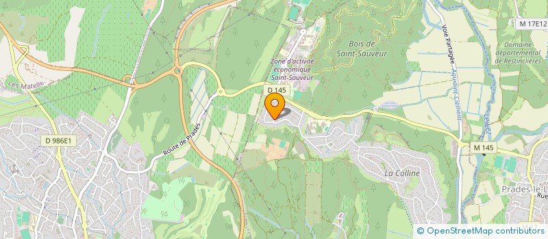 localisation de l'entreprise SCI BENTRE  SAINT-CLEMENT-DE-RIVIERE