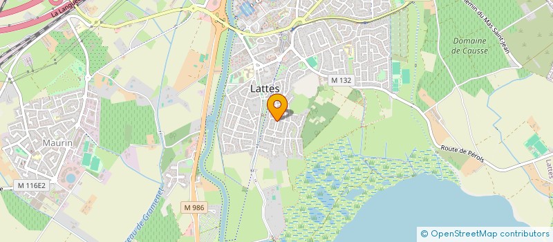 localisation de l'entreprise SCI BENTY à LATTES