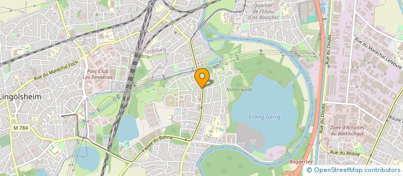 localisation de l'entreprise SCI BENTZ  OSTWALD