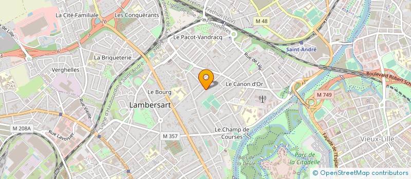 localisation de l'entreprise SCI BENY - LE TOUQUET à LAMBERSART