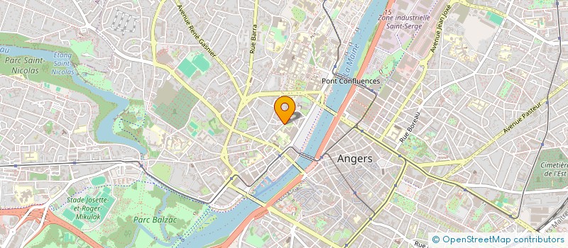 localisation de l'entreprise SCI BENYVOST à ANGERS