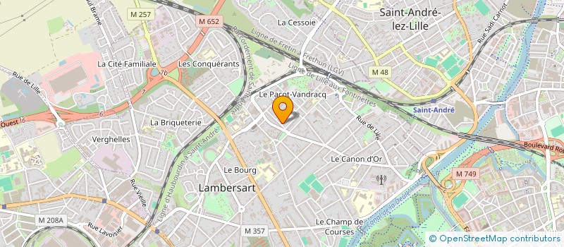 localisation de l'entreprise SCI BENZAIM à LAMBERSART