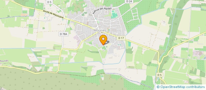 localisation de l'entreprise SCI BENZO LE FELIBRIGE  MOURIES