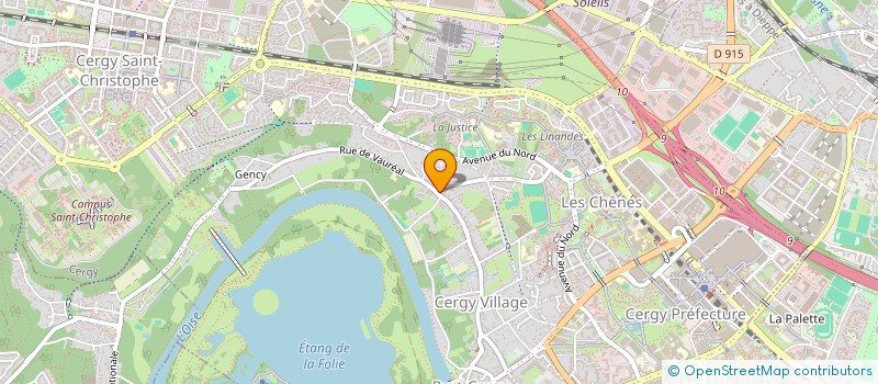 localisation de l'entreprise SCI BEOLETTO  CERGY