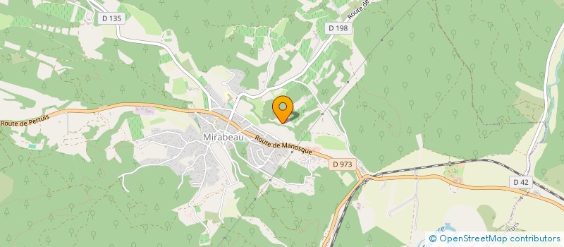 localisation de l'entreprise SCI BEP'S  PERTUIS