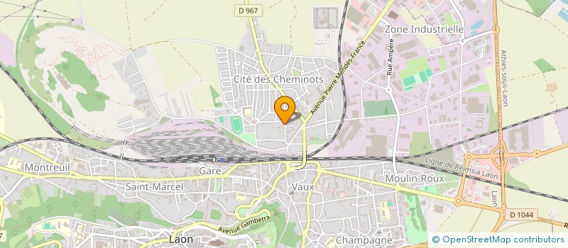 localisation de l'entreprise SCI BEPCA3 à LAON
