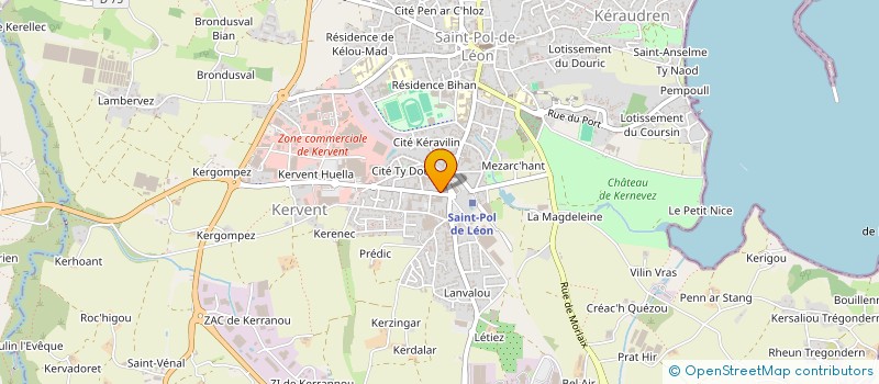 localisation de l'entreprise SCI BEPE  SAINT-POL-DE-LEON