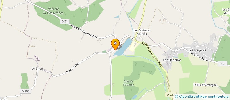 localisation de l'entreprise SCI BEPOME  PRECY