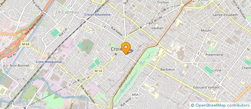 localisation de l'entreprise SCI BEPPA  CROIX