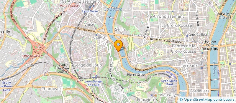 localisation de l'entreprise SCI BEPSY  LYON