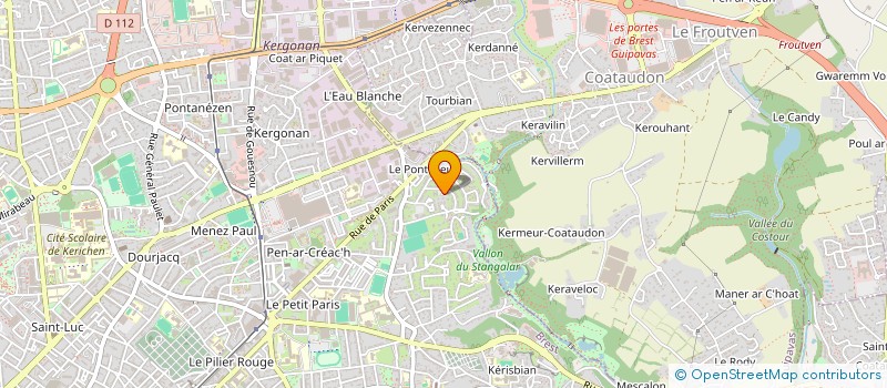 localisation de l'entreprise SCI BEQCAJA à BREST