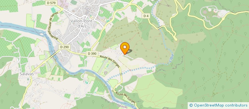localisation de l'entreprise SCI BEQUEA à VALLON-PONT-D'ARC
