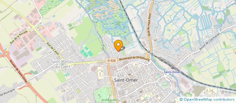 localisation de l'entreprise SCI BER & COLI  SAINT-OMER