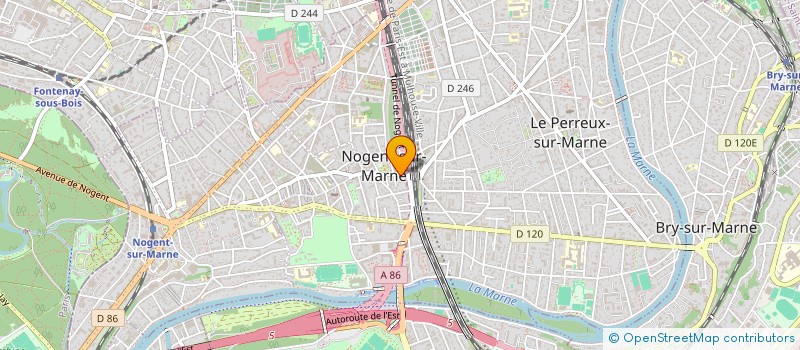 localisation de l'entreprise SCI BER GRANDE RUE  NOGENT-SUR-MARNE