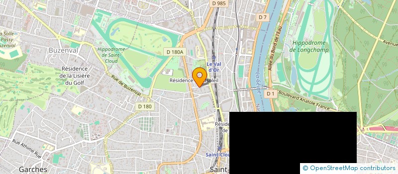 localisation de l'entreprise SCI BER-NIC à SAINT-CLOUD