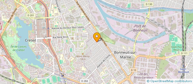 localisation de l'entreprise SCI BERAKHA à BONNEUIL SUR MARNE