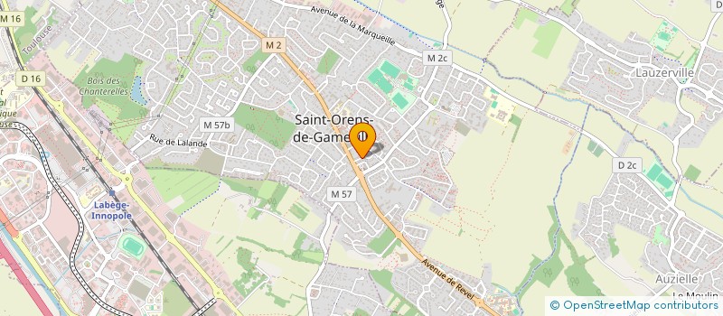 localisation de l'entreprise SCI BERAM  SAINT-ORENS-DE-GAMEVILLE