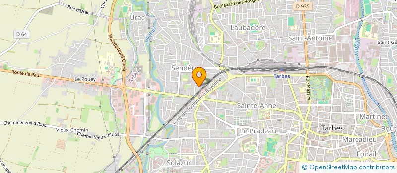 localisation de l'entreprise SCI BERAN  TARBES