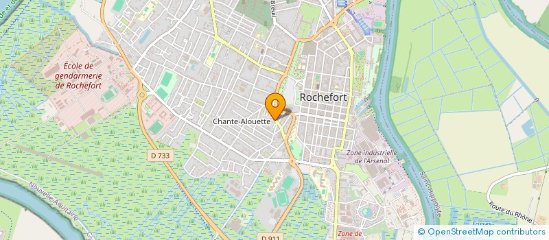 localisation de l'entreprise SCI BERANCE  ROCHEFORT