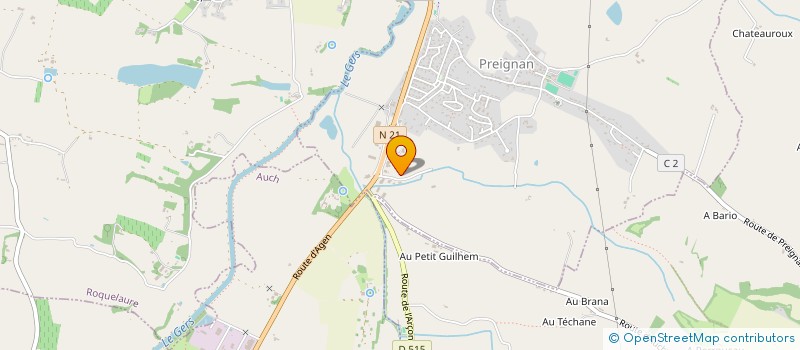 localisation de l'entreprise SCI BERANDCHA  PREIGNAN