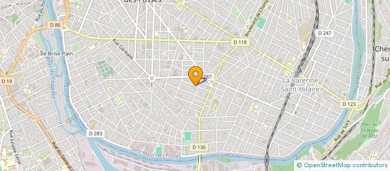 localisation de l'entreprise SCI BERANGER à SAINT-MAUR-DES-FOSSES