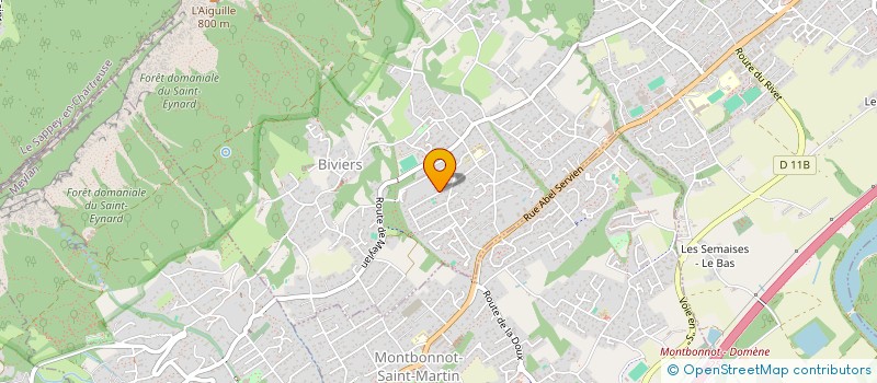 localisation de l'entreprise SCI BERANGER  BIVIERS