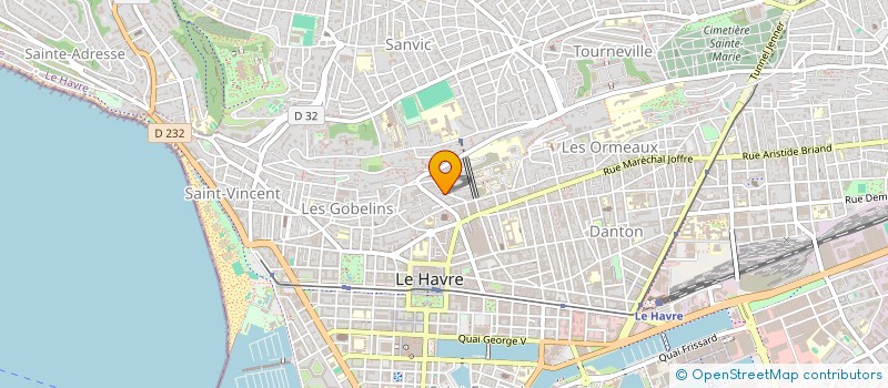 localisation de l'entreprise SCI BERANGER BARLOW à LE HAVRE