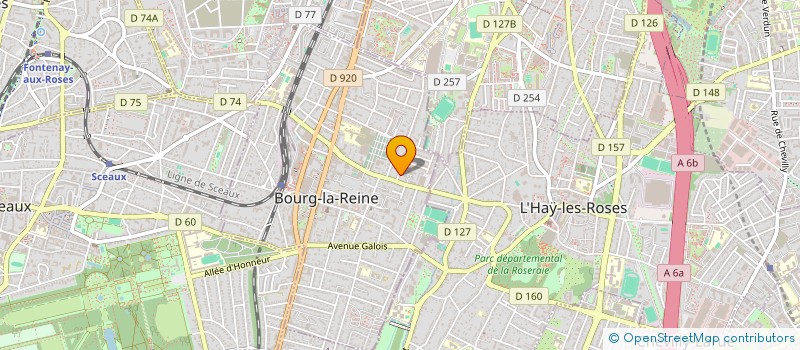 localisation de l'entreprise SCI BERANGERE à BOURG-LA-REINE