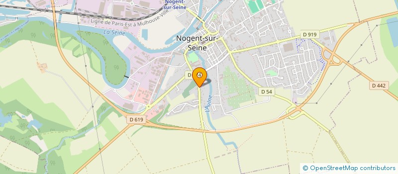 localisation de l'entreprise SCI BERANNE  NOGENT-SUR-SEINE