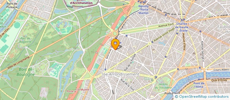 localisation de l'entreprise SCI BERAR  PARIS