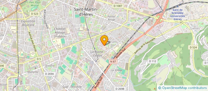 localisation de l'entreprise SCI BERARD'IMMO  SAINT-MARTIN-D'HERES