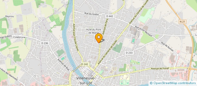 localisation de l'entreprise SCI BERBERIS  VILLENEUVE-SUR-LOT