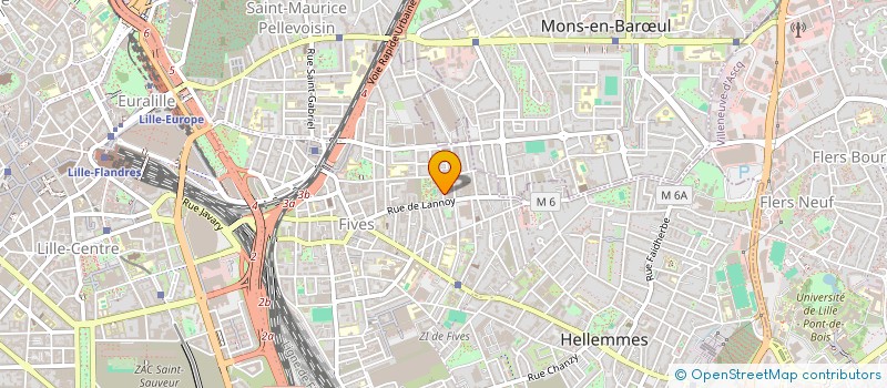 localisation de l'entreprise SCI BERBOIT à LILLE