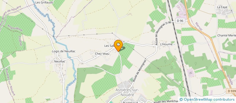 localisation de l'entreprise SCI BERBOLO à ASNIERES-SUR-NOUERE