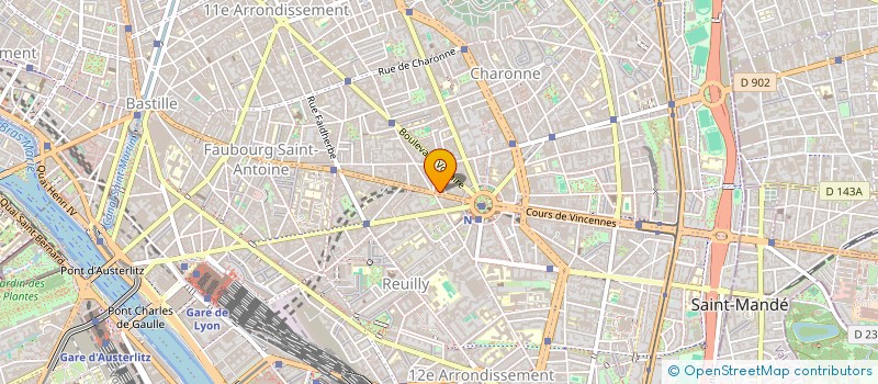 localisation de l'entreprise SCI BERBRE  PARIS 11