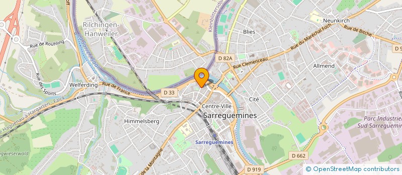 localisation de l'entreprise SCI BERCA à SARREGUEMINES