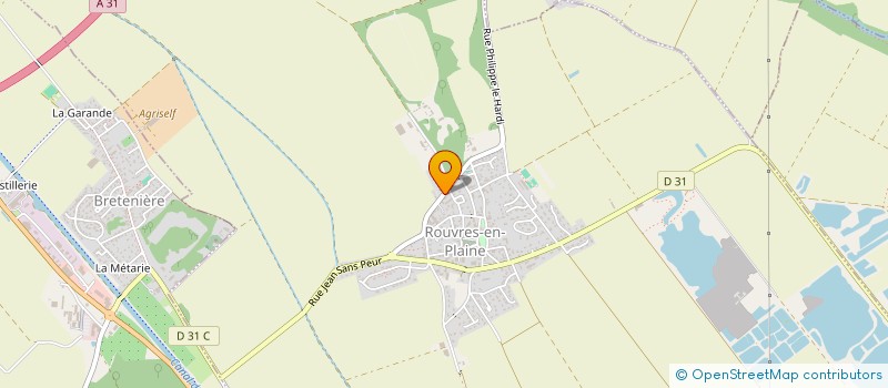 localisation de l'entreprise SCI BERCAM  ROUVRES-EN-PLAINE