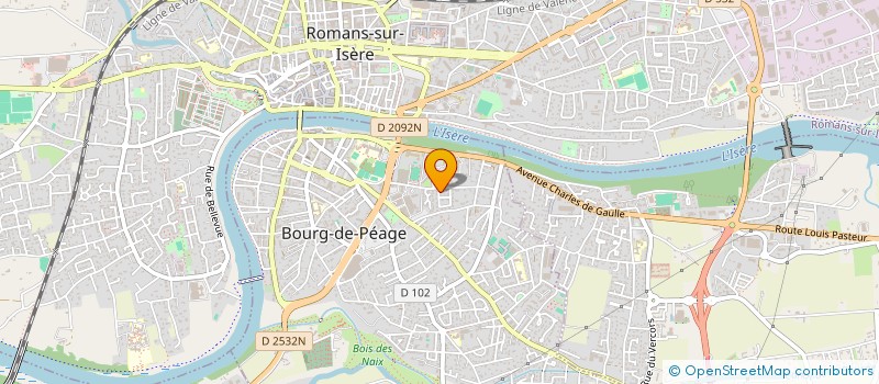 localisation de l'entreprise SCI BERCAT  BOURG-DE-PEAGE