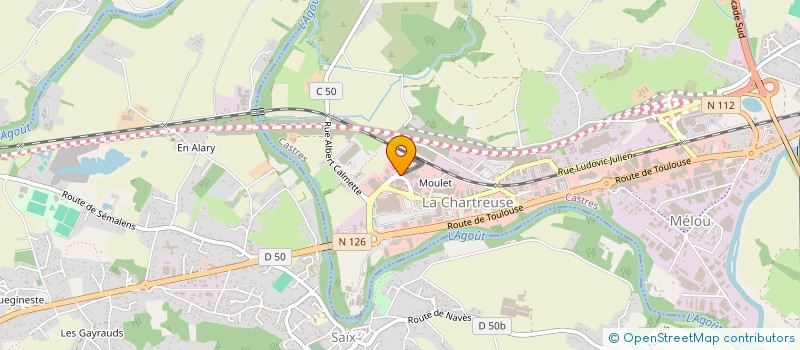 localisation de l'entreprise SCI BERCAT-IMMOBILIER  CASTRES