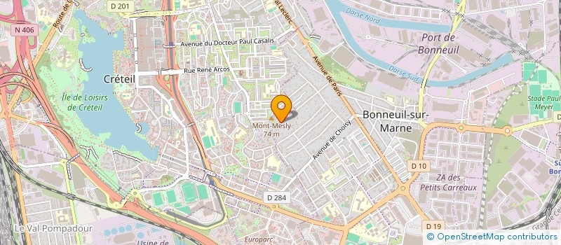 localisation de l'entreprise SCI BERCHEL à CRETEIL