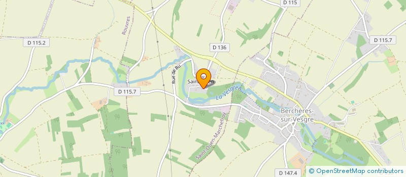 localisation de l'entreprise SCI BERCHERE à BERCHERES-SUR-VESGRE