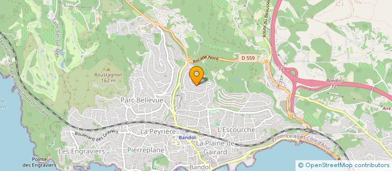 localisation de l'entreprise SCI BERCLEM  BANDOL