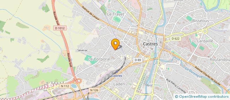 localisation de l'entreprise SCI BERCOEFF  CASTRES