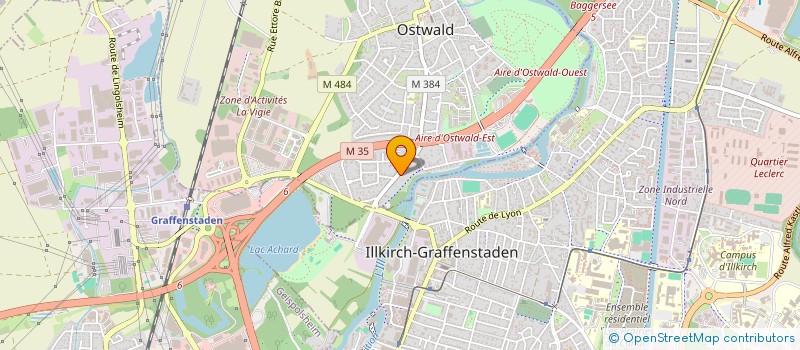 localisation de l'entreprise SCI BERCOL  OSTWALD