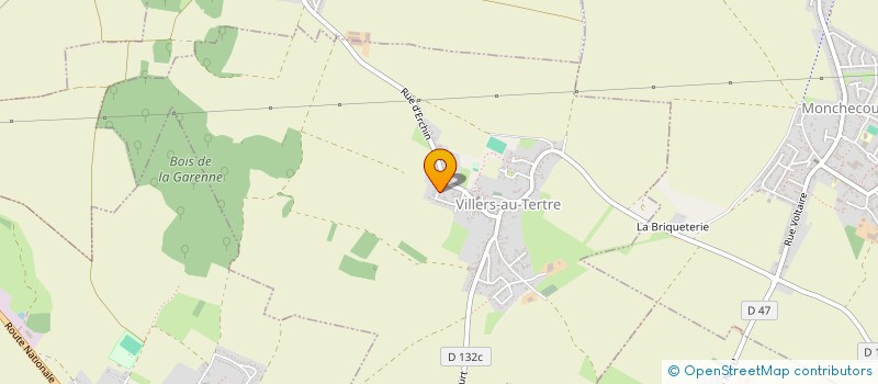 localisation de l'entreprise SCI BERCRI  VILLERS-AU-TERTRE